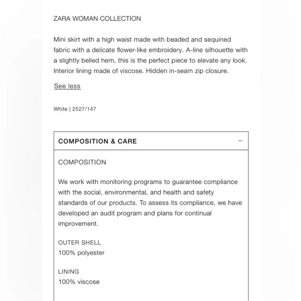 Zara eye catching